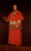Francisco de Goya Portrait of Cardinal Luis Marea de Borben y Vallabriga oil